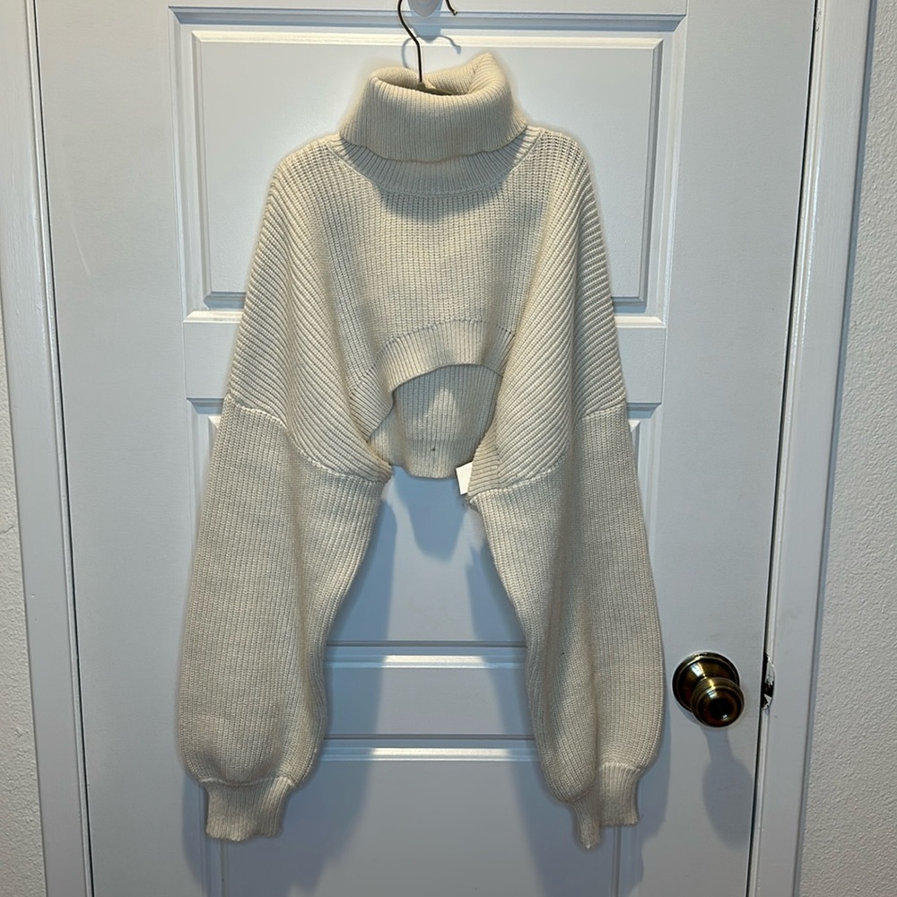 Vici Turtleneck Crop Knit Sweater